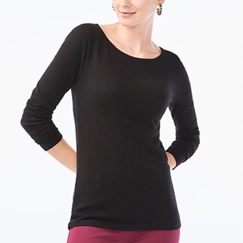 Solid Artist Long Sleeve Crew Neck T-Shirt
